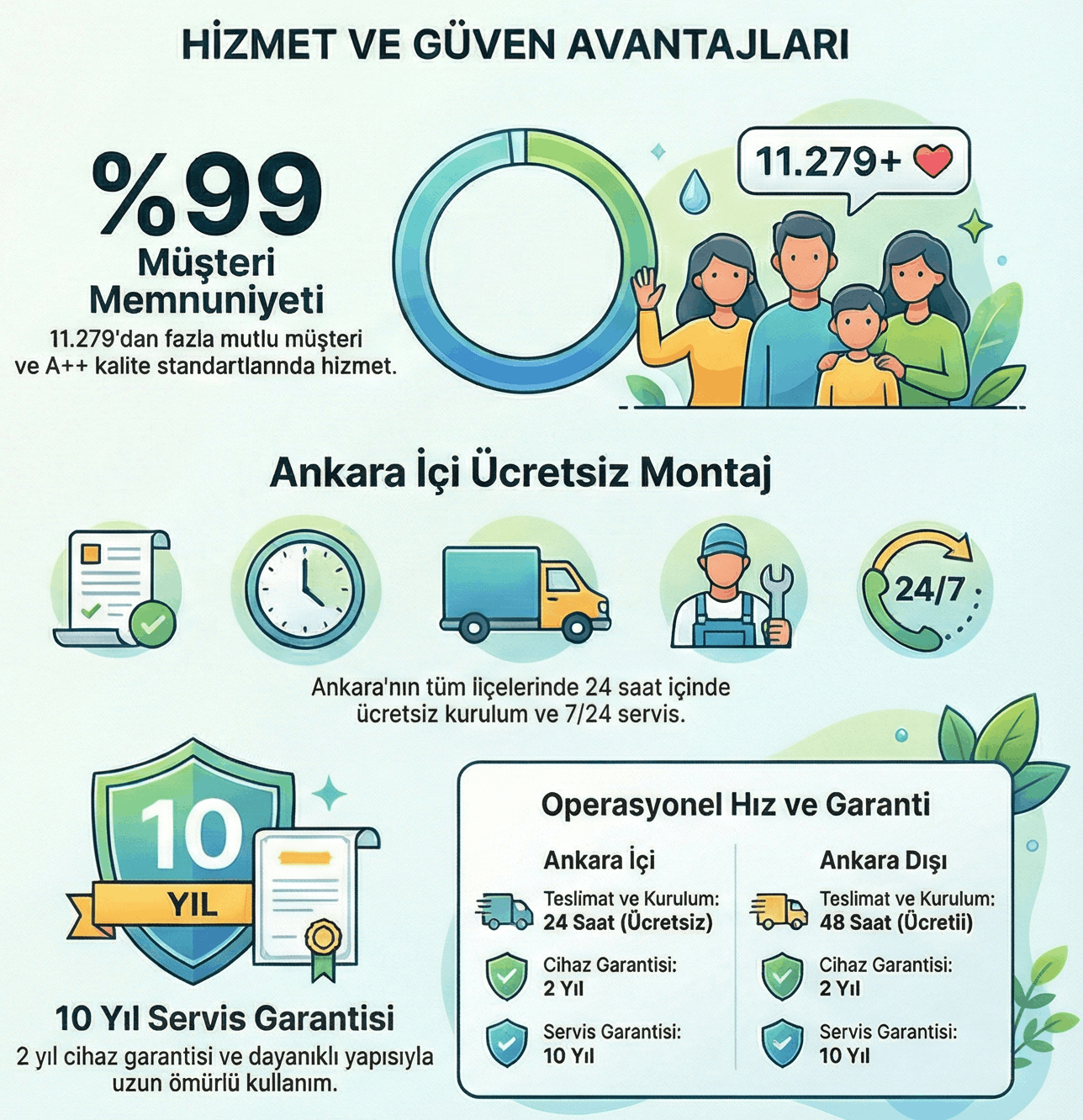 Ankara Yenimahalle 25 Mart Mahallesi Su Arıtma Bakımı